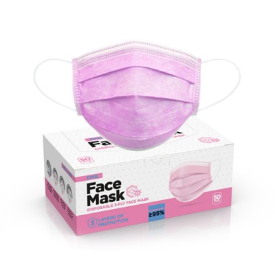 Ružičaste higijenske maske